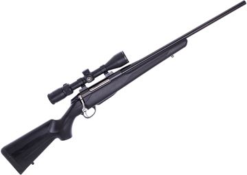 Picture of Used Tikka T3X Compact Lite Bolt Action Rifle - 7mm-08, 20", Blued, Black Modular Synthetic Stock W/Full Sized Stock Spacer, Vortex Diamondback 3-9x40mm BDC Reticle, 1x Mag, Good Condition