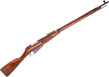 Picture of Used Mosin Nagant 91/30 Bolt-Action 7.62x54R, 29" Barrel, Full Military Wood, 1943 Izhevsk, Good Condition