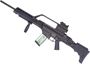 Picture of Used HK SL8-5 Semi-Auto 223 Rem, 20" Barrel, With Hensoldt Dual 3x Optic/Red Dot/Carry Handle, G36 KV Collapsing Stock & Original Thumbhole, HK Foregrip, Includes HK91 M51x1 Flash Hider, 5x 5/30rd Mags, Good Condition