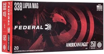 Picture of 338 Lapua Mag, 250Gr, Jacketed Soft Point, 20rds Box