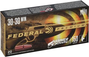Picture of Federal Premium Rifle Ammo - 30-30 Win, 150Gr, Hammer Down, 20rds Box