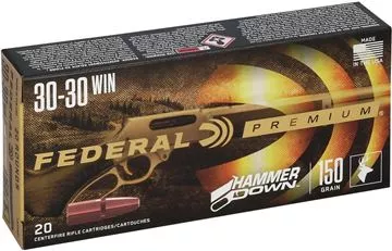 Picture of Federal Premium Rifle Ammo - 30-30 Win, 150Gr, Hammer Down, 20rds Box