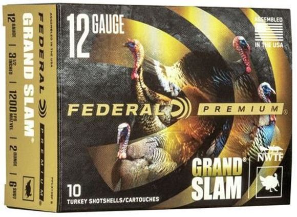 Picture of Federal Premium Grand Slam Shotgun Ammo - 12Ga, 3-1/2", 2oz, 1200fps, #6, 10rds Box