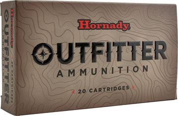 Picture of Hornady 811644 Outfitter Rifle Ammo 30-06 Sprg 180 Gr CX OTF 20 Rnd 2600 FPS