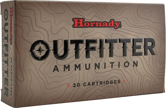 Picture of Hornady 811644 Outfitter Rifle Ammo 30-06 Sprg 180 Gr CX OTF 20 Rnd 2600 FPS