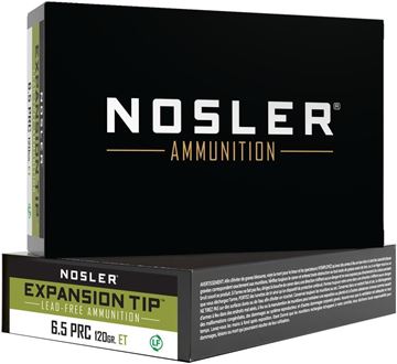 Picture of Nosler E-Tip Rifle Ammo - 6.5 PRC, 120gr, Lead Free, E-Tip , 20rds Box