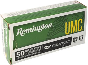 Picture of Remington 23728 UMC Pistol Ammo 9MM MC, 115 Gr, 1145 fps, 50 Rnd, Boxed