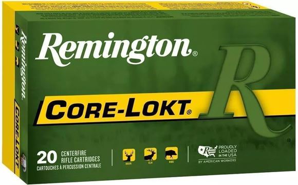 Picture of Remington Core-Lokt Centerfire Rifle Ammo - 264 Win Mag, 140Gr, Core-Lokt PSP, 20rds Box