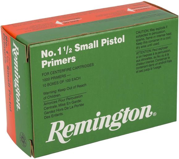 Picture of Remington X22600 Centerfire Primers 1-1/2 Sm Pistol Primers
