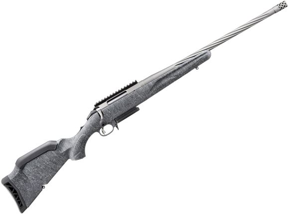 Picture of Ruger 46903 American Gen II Bolt Action Rifle, 7MM-08 Rem, 20" Spiral Gun Metal Grey Bbl, Grey Splatter Stock, Base, 3+1 Rnd