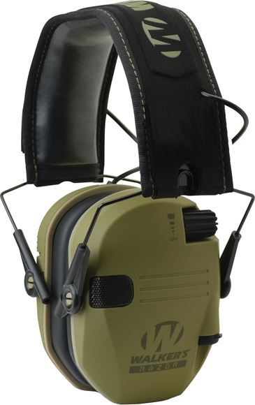 Picture of Walker's GWP-RSEMPAT-ODG Razor Slim Electronic Muff - Od Grn Patriot