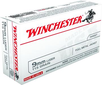 Picture of 9mm, 115Gr, FMJ, 50rds Box