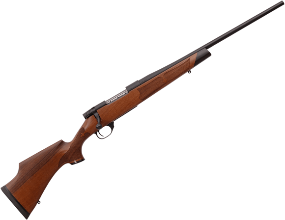 Picture of Weatherby Vanguard Camilla Bolt Action Rifle - 308 Win, 20", 1/2-28 Threaded,  Matte Blued, Raised Comb & Lower Stock Angle, 13" LOP, Satin Finish "A" Grade Turkish Walnut Stock With Rosewood Forend Cap, Fleur de Lis Checkering, 5rds