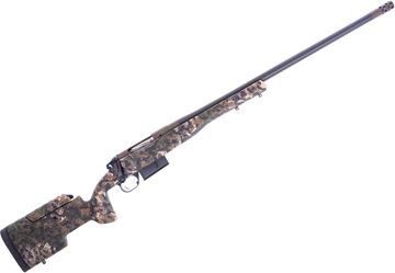 Picture of Bergara Premier Divide Bolt Action Rifle - 6.5 PRC, 24", 1:8", Cure Carbon Fiber Barrel, Ommi Muzzle Brake, Custom AG Chalk Branch Carbon Fiber Stock With Adjustable Cheek Riser, Custom Erosion Rogue Camo, 4rds
