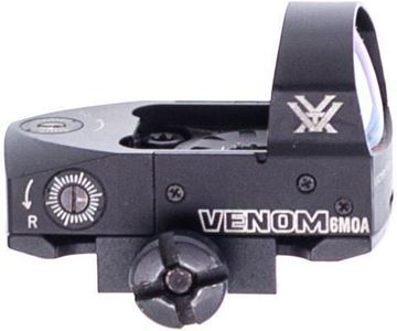 Picture of Used Vortex Venom 6 MOA Red Dot, Pic Mount, Rubber Dust Cover, Good Condition