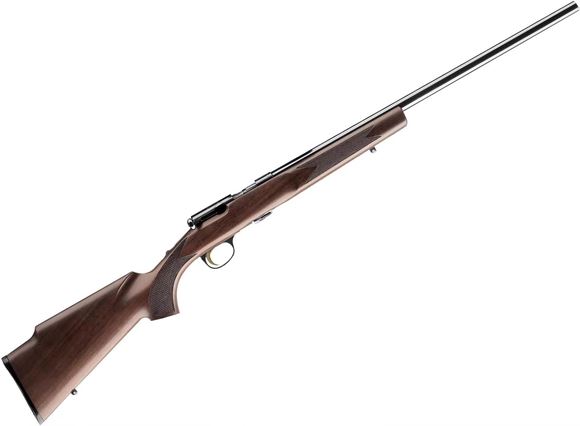 Picture of Browning T-Bolt Target/Varmint Rimfire Bolt Action Rifle - 22 LR, 22", Varmint Contour, Polished Blued, Grade I Black Walnut Stock, 10rds