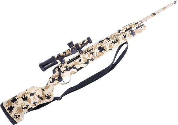 Picture of Used Steyr Scout Rifle Bolt-Action 308 Win, 19" Barrel, With Schmidt Bender Short Dot 1.1-4x20mm Scope, Custom Camo Paint Job, 2 Mags, Very Good Condition