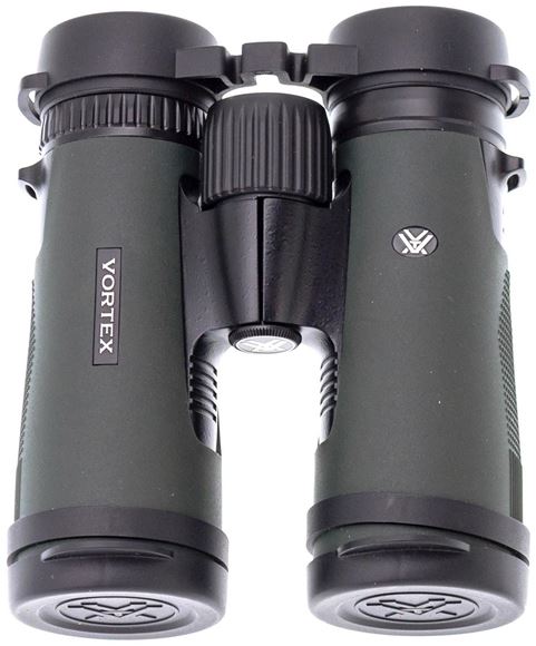 Picture of Used Vortex Diamondback HD Binoculars - 10x42mm, Green, With Caps, Excellent Condition