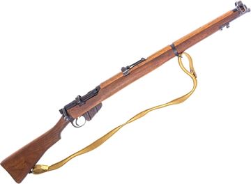 Picture of Used Lee Enfield No.1 MK III 303 British, Replacement Full Wood Stock, BSA Manufactured, Drilled & Tapped, w/Sling, 1 Magazine, Good Condition