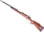 Picture of Used Custom Belgian Mauser Bolt-Action Rifle, 30-06 Sprg, 24" IBI Carbon Fiber Barrel, Wood Stock, Timney Trigger, Engraved Floorplate, Muzzle Brake, Limbsaver Pad, Very Good Condition