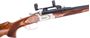 Picture of Used Krieghoff Hubertus Single-Shot Rifle, 308 Win, 22" Semi-Octagon Barrel, Wood Stock, Saddle Mount w/ 1" Rings, Original Hard Case, Excellent Condition