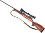 Picture of Used Sauer Model 90 Bolt-Action Rifle, 7mm Rem Mag, 26" Barrel, Blued, Wood Stock, 13" LOP, Swarovski 8X Fixed Riflescope, Single Set Trigger, Leather Sling, 1 Magazine, Good Condition