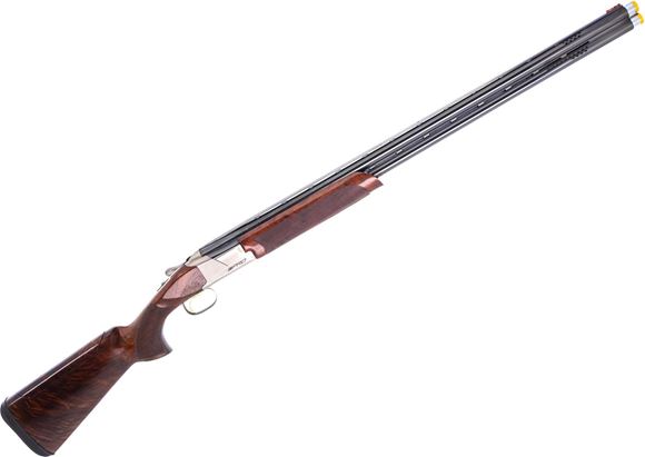 Picture of Used Browning Citori 725 Pro Over-Under Shotgun, 12Ga, 32" Ported Barrel, Wood Stock, Vent Rib, Mid Bead, Adjustable Comb, Invector Plus Extended Choke Set (F, IM, M, LM, IC, SK), Black Soft Case, Original Box, Very Good Condition