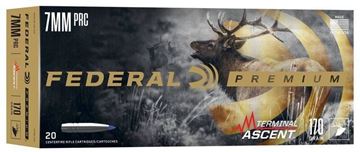 Picture of Federal Premium Hunter Rifle Ammo - 7mm PRC, 170Gr, Terminal Ascent, 20rds Box